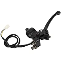 Hlyjoon 1 Pc Moto Barra de freno con cable Palancas de embrague 22mm 7-8in Motocicleta Doble freno Manillar Aleación de…